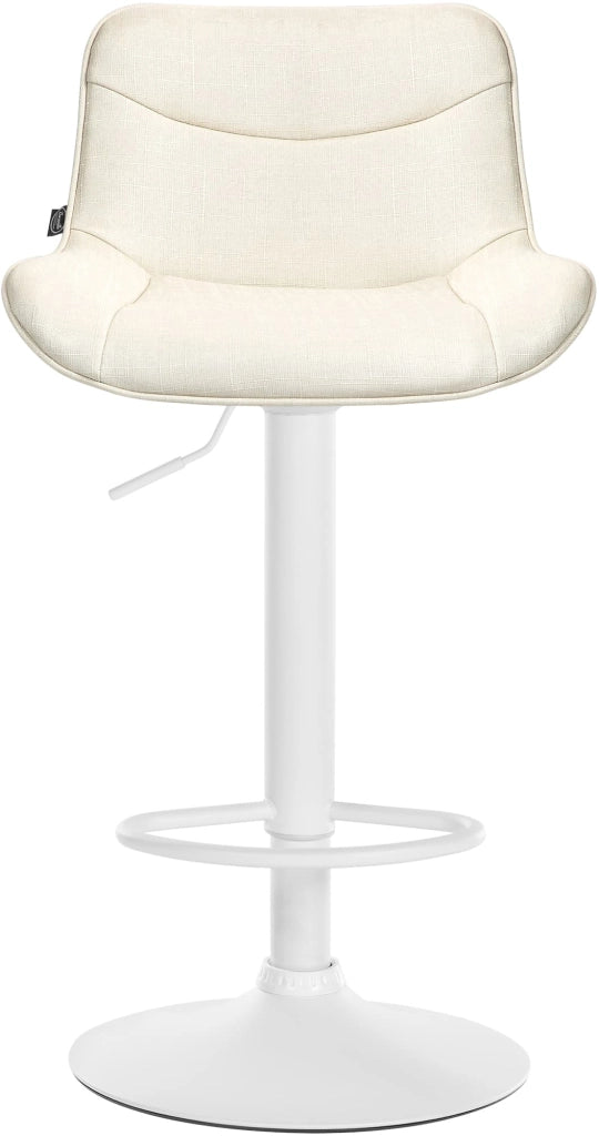 Barhocker Vonore Stoff weiЯ