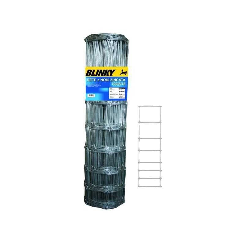 Rete Blinky Zincata a Nodi Rotolo Mt.50 145/18/15
