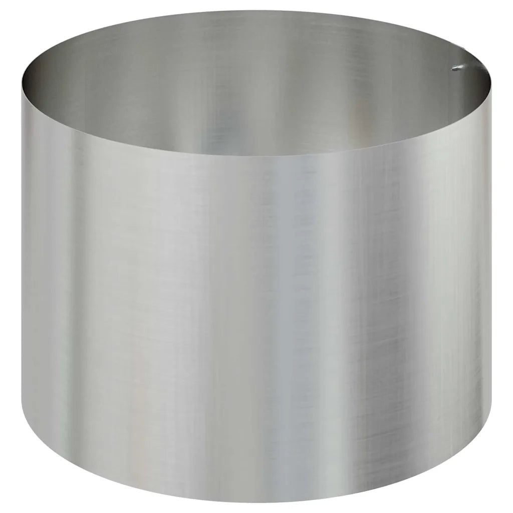 Vaso da giardino Argento 90 x 90 x 20 cm Acciaio zincato 873653