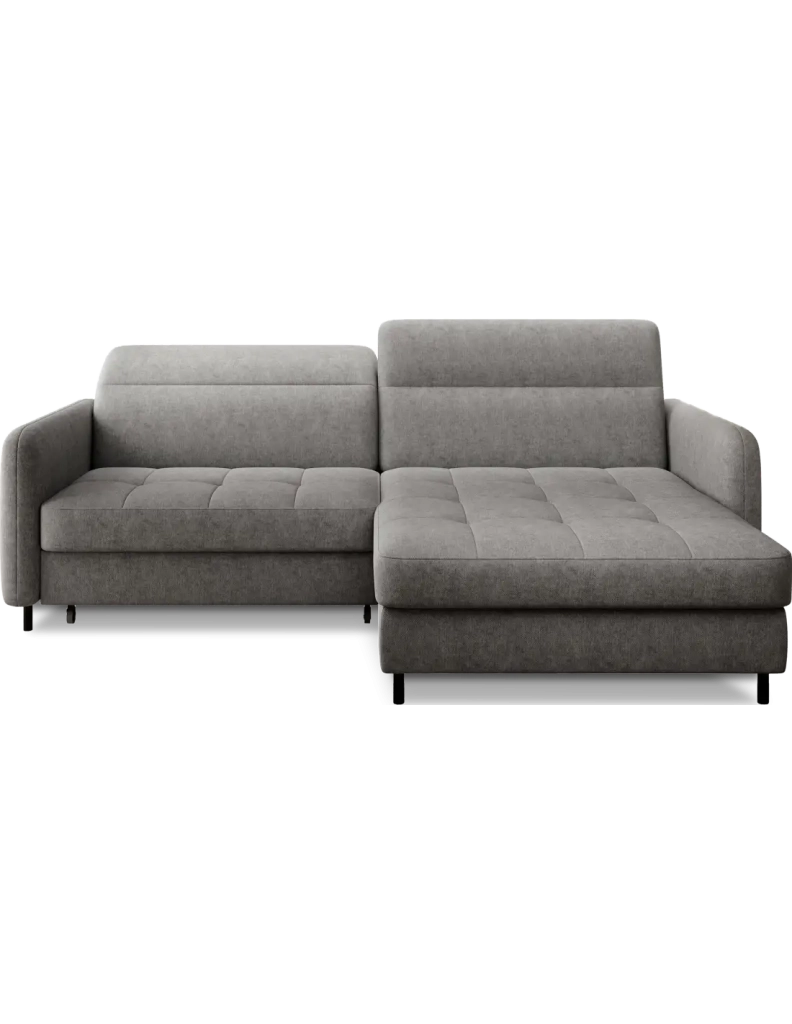Divano ad angolo collezione GOUMSI colore Grigio mélange