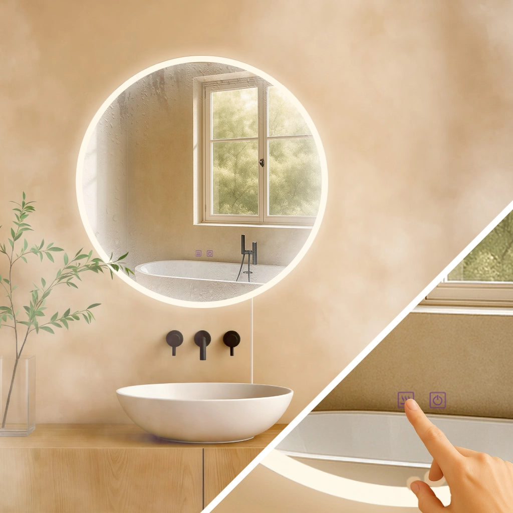 Specchio da bagno Laconia 70 senza Bluetooth