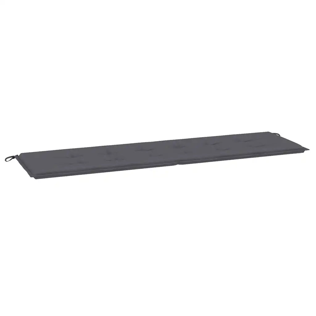 Cuscino per Panca-Cuscini per panchina Antracite 180x50x3 cm in Tessuto Oxford