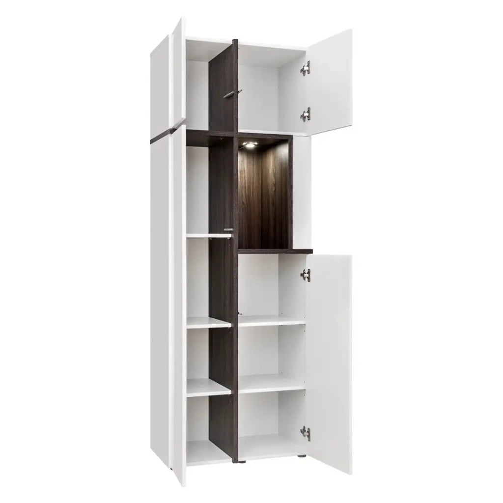 Vetrina collezione CRISS + LED. Mobile decorativo, moderno e di design per il tuo soggiorno.