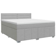 Letto box spring con materasso Grigio Chiaro 160 x 200 cm 3451241