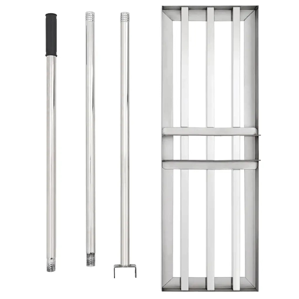 Rastrello da Giardino Argento Acciaio inossidabile CFW4959075