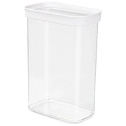 EMSA Optima Rettangolare Contenitore 2,2 L Trasparente, Bianco 1 pz