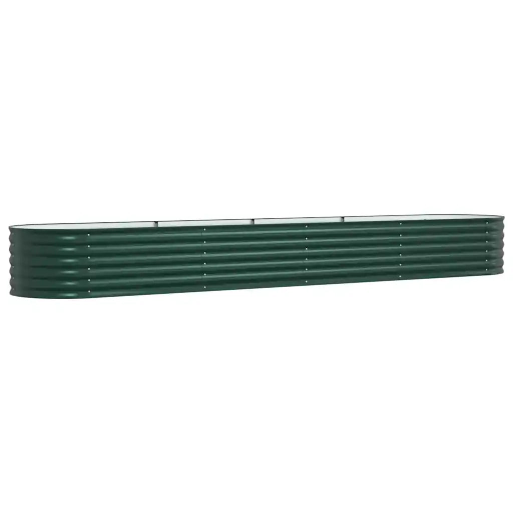 Letto Rialzato Verde 400 x 80 x 44 cm Acciaio 42008127