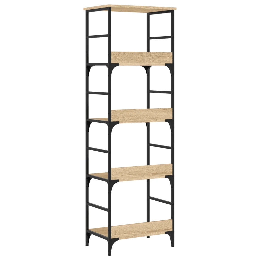 vidaXL Libreria Rovere Sonoma 50x33x153 cm in Legno Multistrato