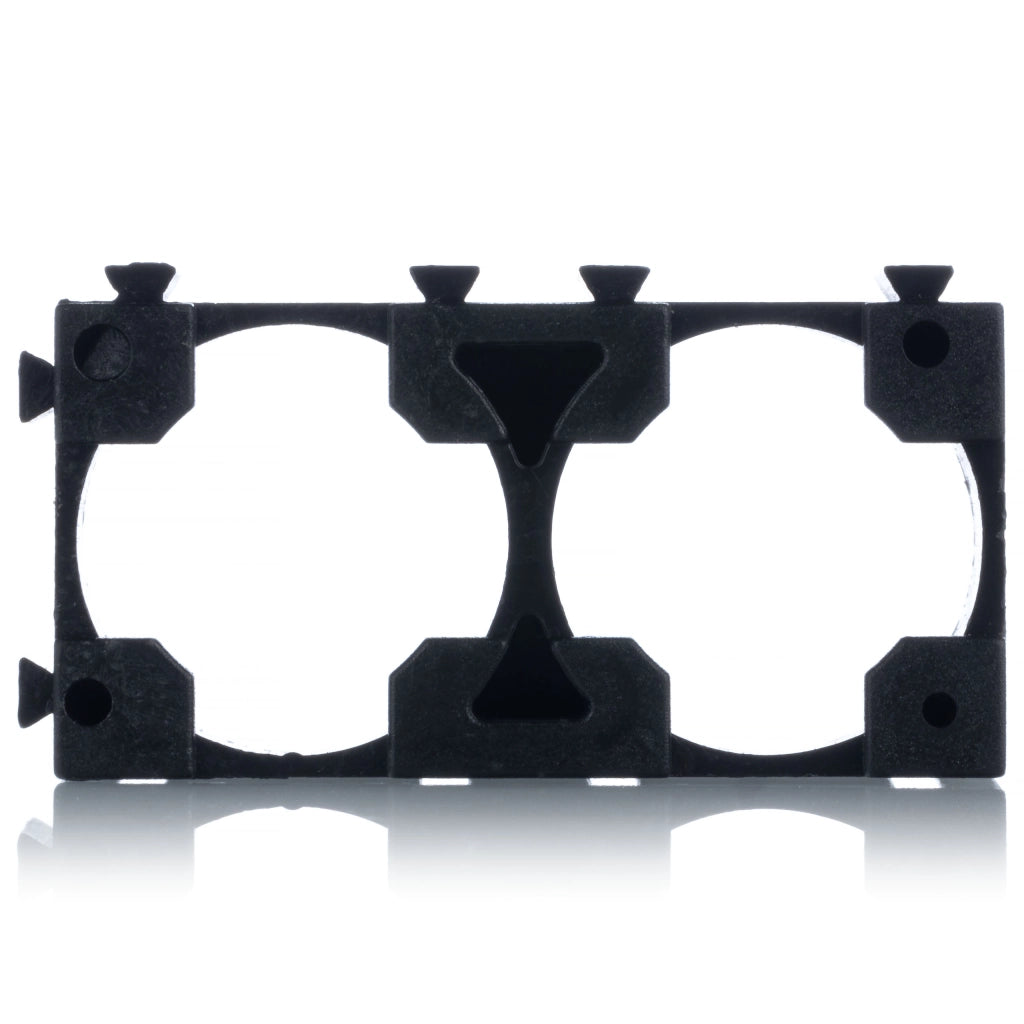 Custodia per Batterie 1x2 per 2 Celle 18650 – Plastica di Alta Qualità | Configurazione Flessibile