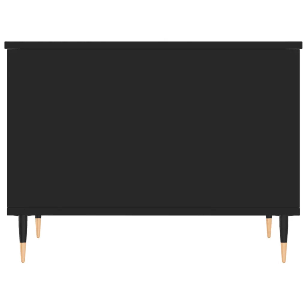 Tavolino da salotto | Tavolino da caff¨¨ | Tavolino da Soggiorno Nero 60x44,5x45 cm in Legno Multistrato