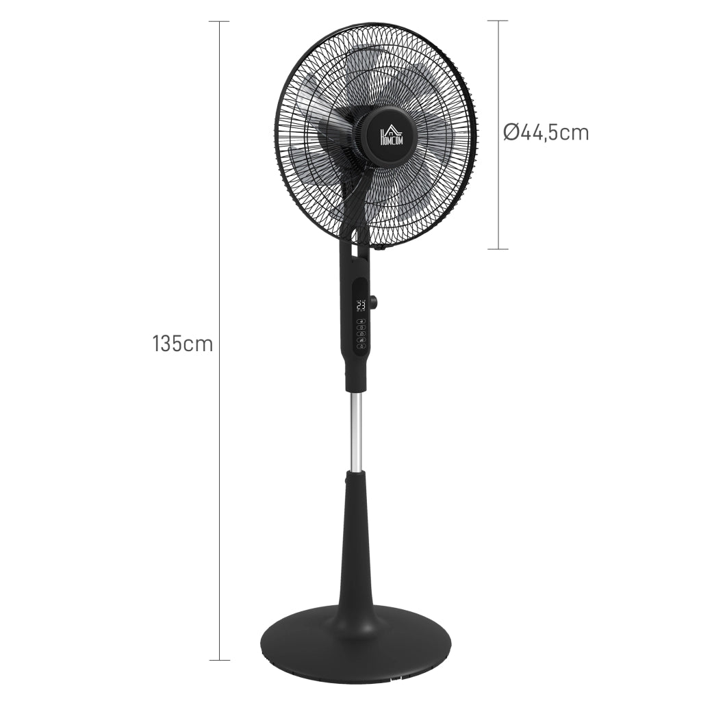 Ventilatore da pavimento ¨C zephmum ¨C 42 cm 40W nero