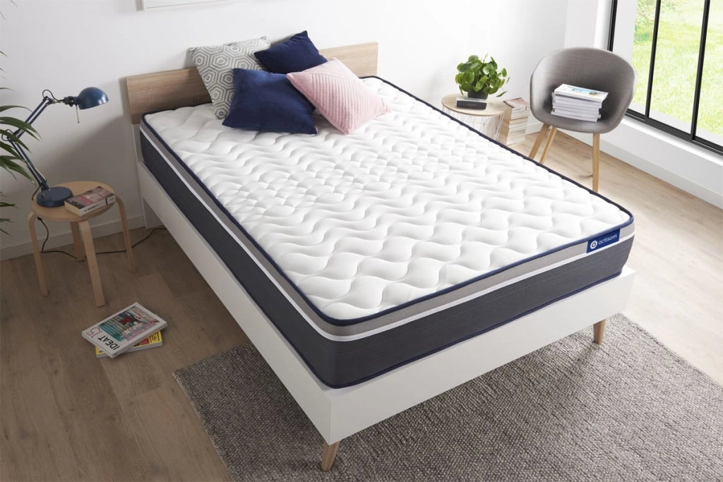 Materasso matrimoniale Actilatex plus 140x190cm - Spessore : 26cm - Lattice e memory foam - Molto rigido
