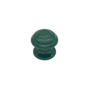 Pomolo fisso per porta SAGUATTI 878/70SB in alluminio verde lucido