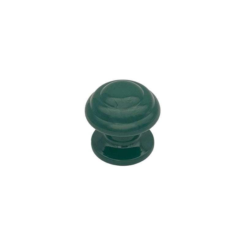 Pomolo fisso per porta SAGUATTI 878/70SB in alluminio verde lucido