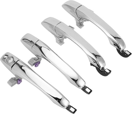 Set di maniglie per portiere - Materiale ABS di alta qualità - Adatto per 300/300C/Magnum 2005-2010 - Esterno/ Anteriore/ Posteriore - Leggero e resistente agli urti - Progetto di stile - Maniglie per portiere