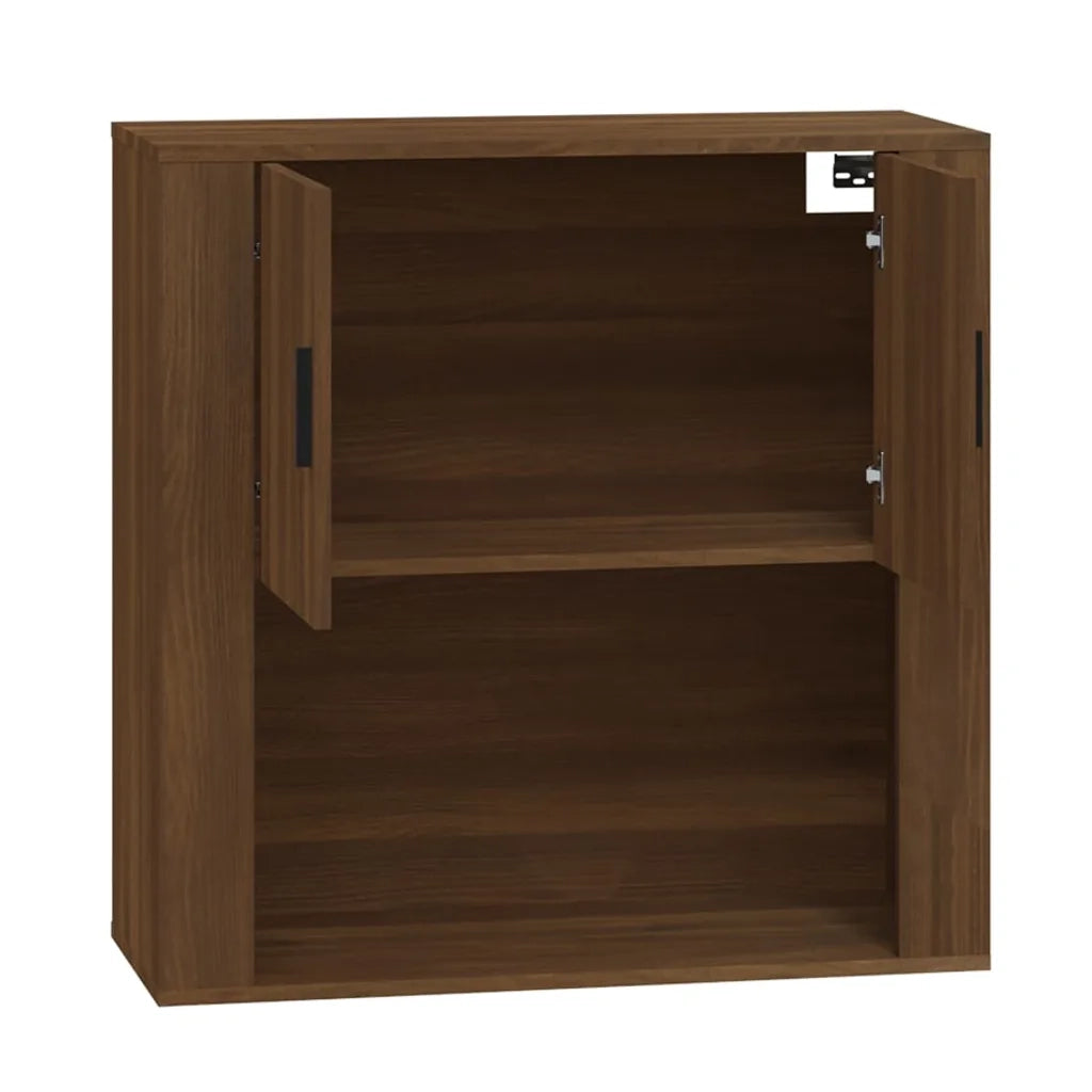 Armadietto a Muro Rovere Marrone 80x33x80 cm Legno Multistrato cod mxl 26670
