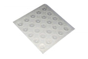 Paracolpi Adesivi Quadrati Trasparenti Diametro 10 Mm Pezzi 25 - Masidef