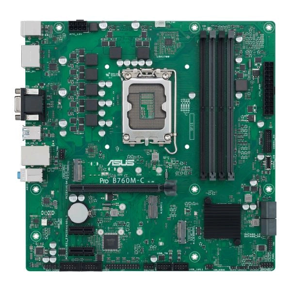 Asus pro b760m-c-csm intel b760 lga 1700 micro atx - 90MB1DX0-M0EAYC