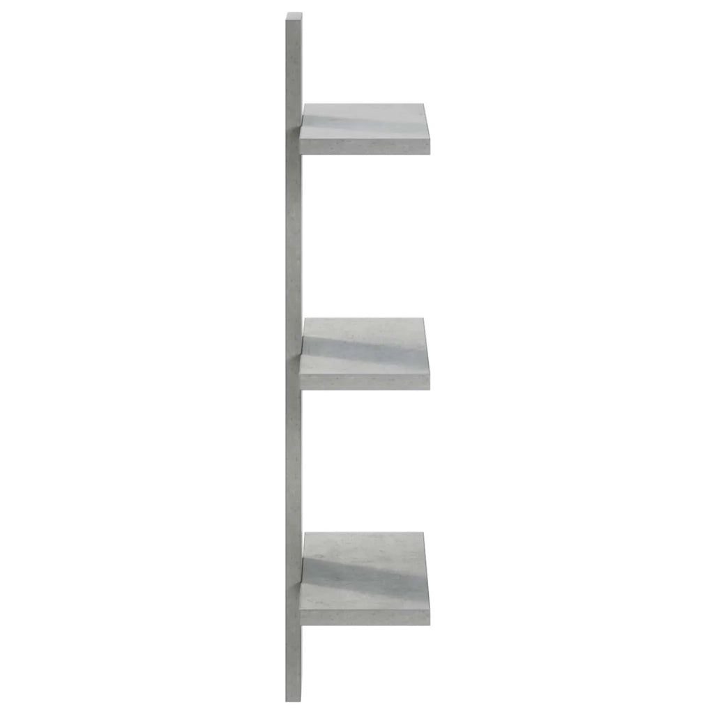 Scaffale da parete Grigio Cemento 30 x 13.5 x 64.5 cm 8020316