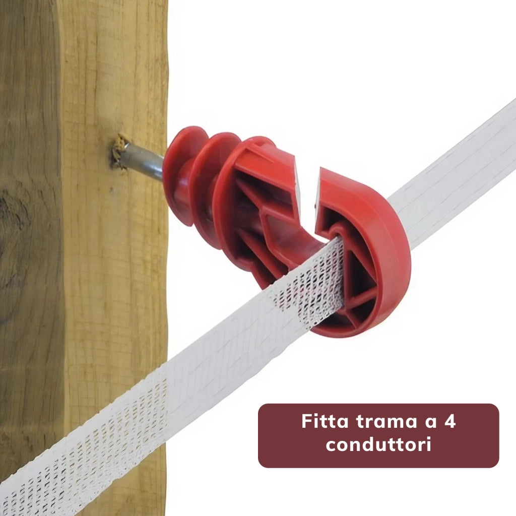 NASTRO PER RECINTI ELETTRICI ELETTRORECINZIONI 12,5mm