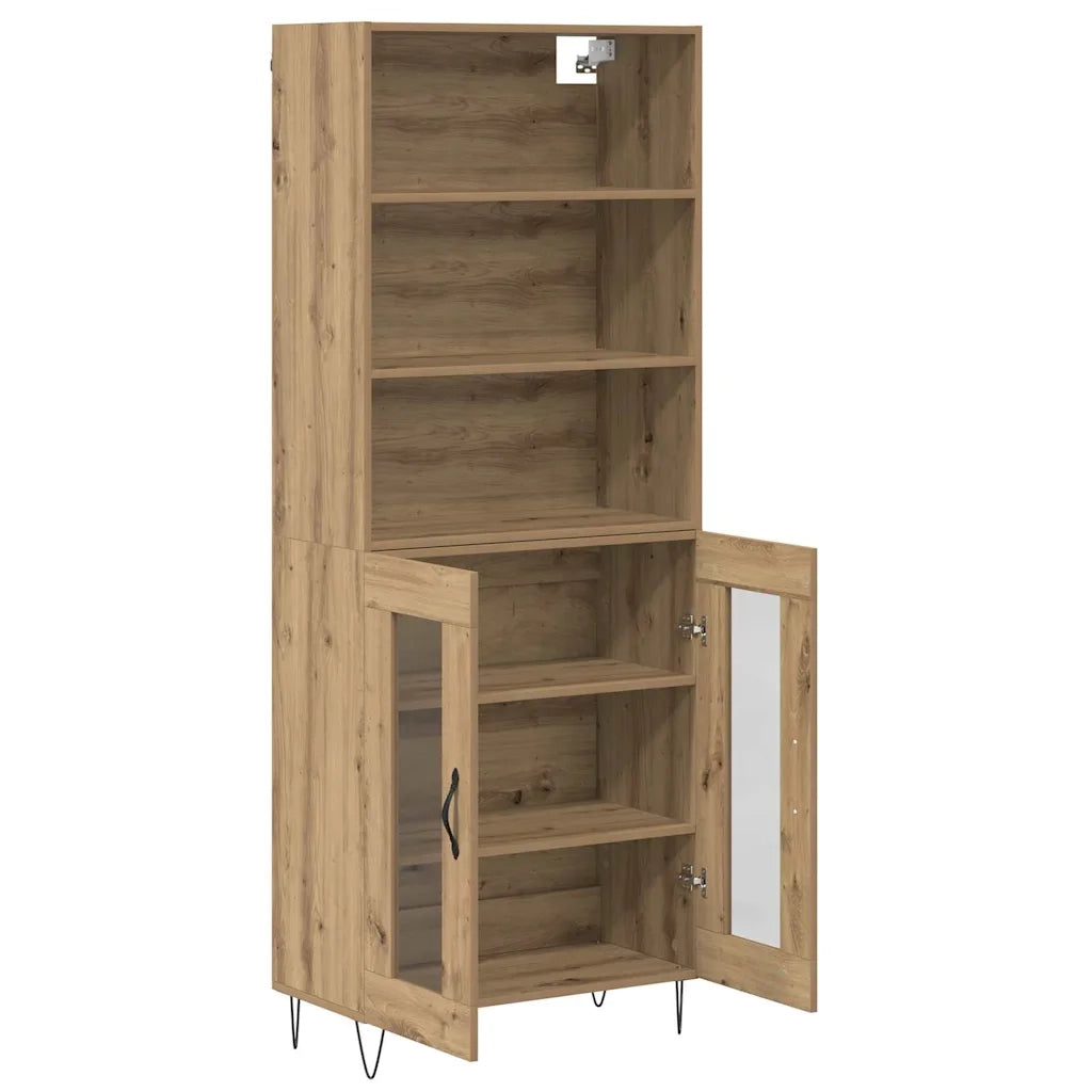 Credenza-Buffet-Armadio da cucina Rovere artigianale 69,5 x 34 x 180 cm 100629