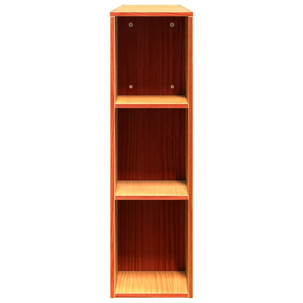 vidaXL Testiera con Scomparti Marrone Cera 150 cm in Legno di Pino