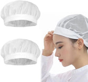 Cappello da cucina professionale - 3 pezzi - Cappello da cucina adattabile - Cappello da cucina per ristoranti - Stile classico - Ideale per cuochi