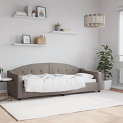 Letto da Giorno Tortora 80x200 cm in Tessutocod mxl 94997