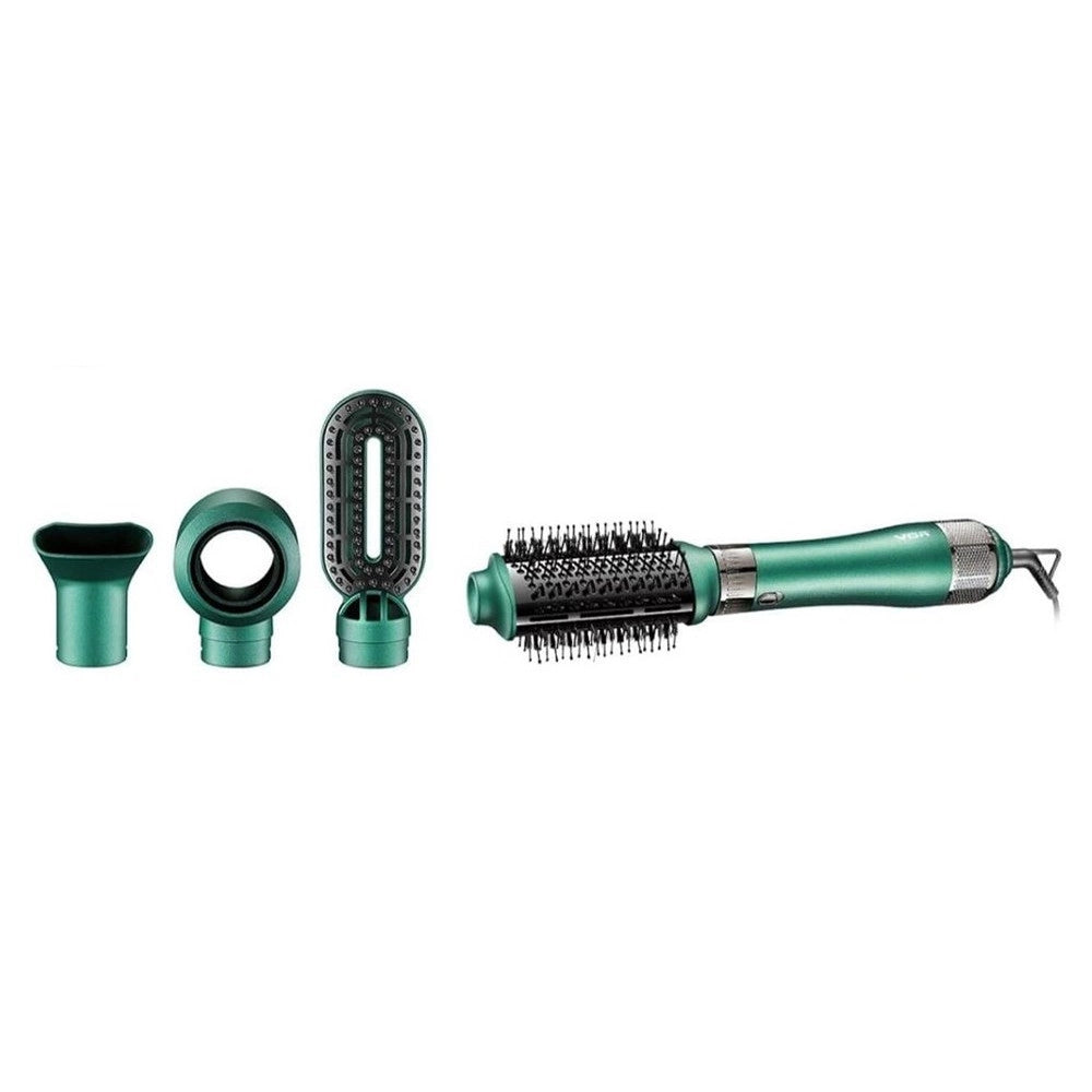 Trade Shop - Spazzola Asciugacapelli Ad Aria Calda 4 In 1 Multifunzionale 3 Temperature V-493 -