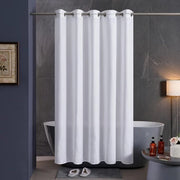 Gordiglio Anti Schimmel Stoffa in Poliestere Impermeabile Bianco Per Doccia Tela Lavabile per Vasca da Bagno o Bagno 120x180cm.
