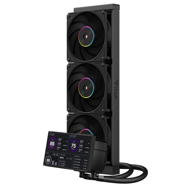ITEK DISSIPATORE A LIQUIDO THERMORA 50B 360MM SKT UNIVERSALE  ARGB PWM FAN LCD 10 CON SOFTW