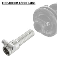 Boccola albero cardanico 160mm Attacco scanalato 8-32x38x6 per albero uscita 1 3/8" 21D Trattore