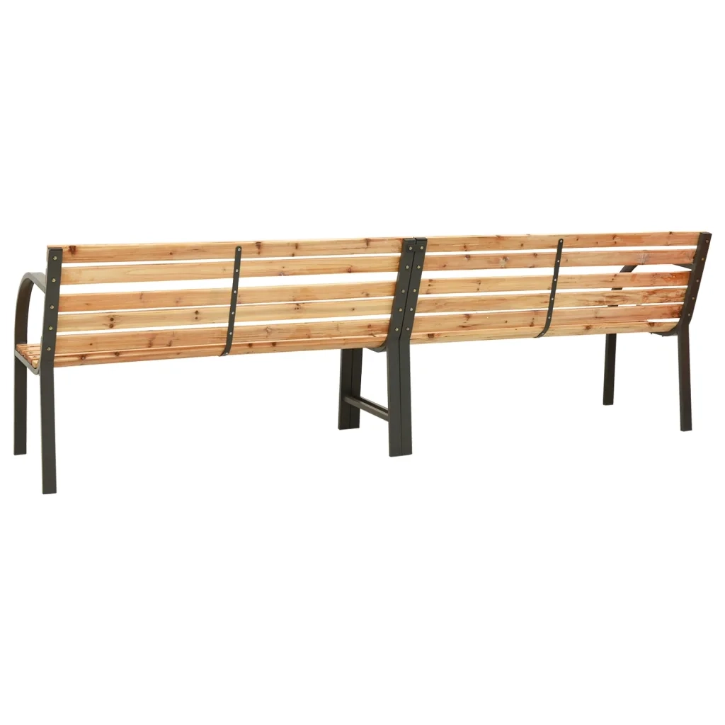 Panca da Giardino Doppia 225 cm in Legno Massello di Abete cod mxl 45747