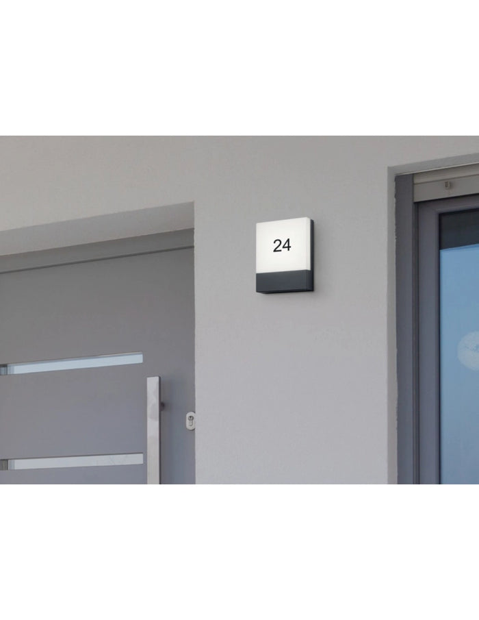 Applique Luce Civico Esterno Pecos Led IP54 Trio Lighting