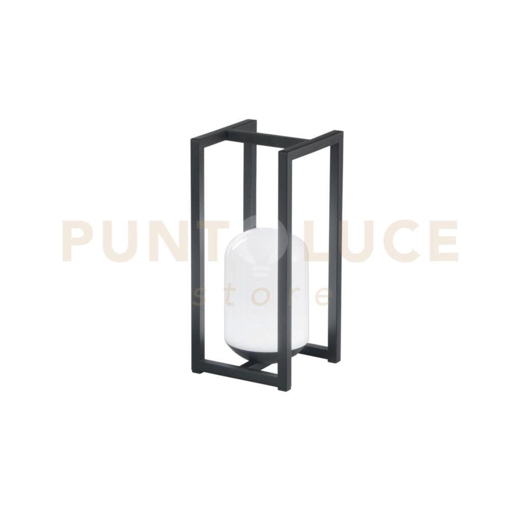 LAMPADA RICARICABILE LED CLIMAX NERA 2W 140LM 4000K IP54 16X16X35,4CM