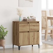 Credenza con Cassetto-Buffet-Armadio da cucina Rovere artigianale 60 x 35 x 70 cm 192348