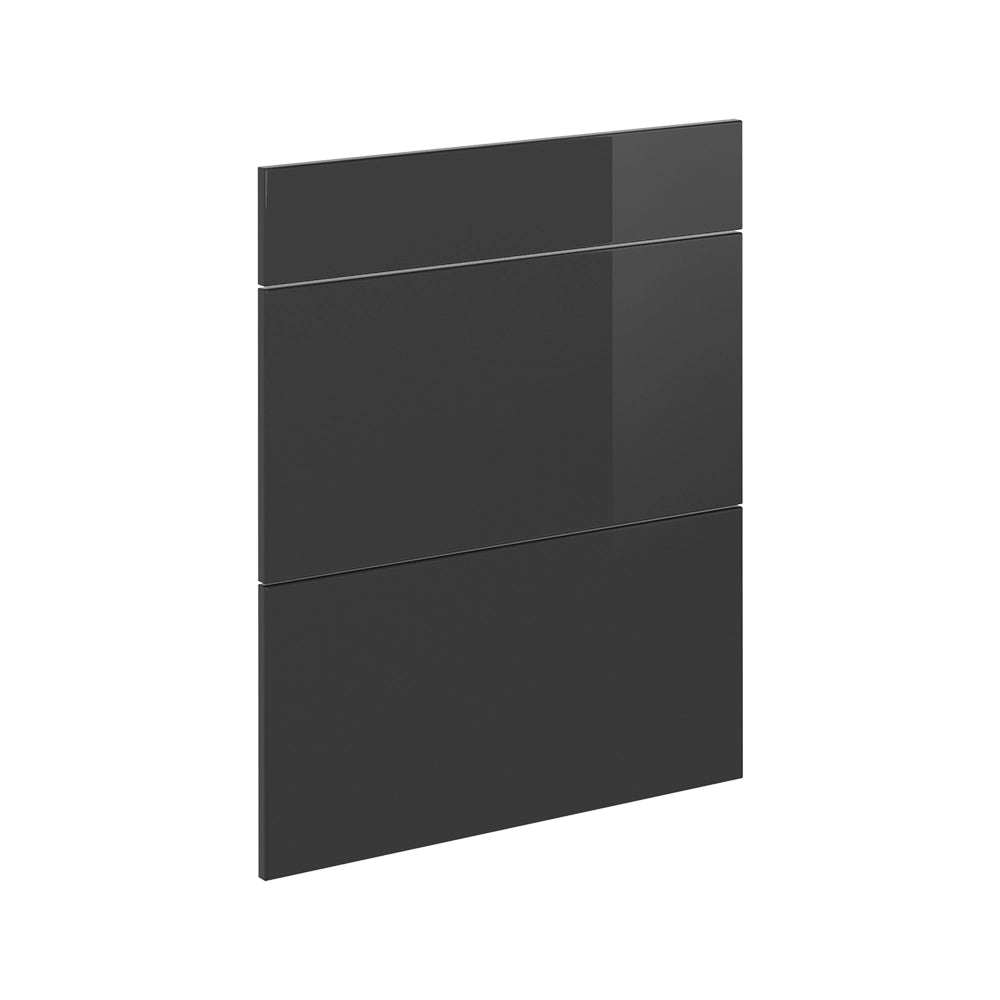 Vicco Frontale cucina Antracite lucido 59.6 x 70.4 cm frontale del mobile per mobile base con cassetti