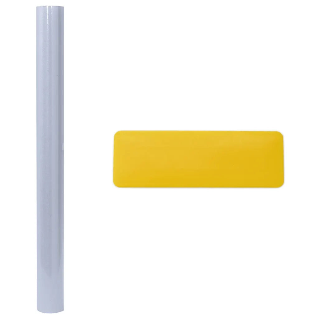 Pellicole Statiche Smerigliate Grigie 5pz in PVC 3208944