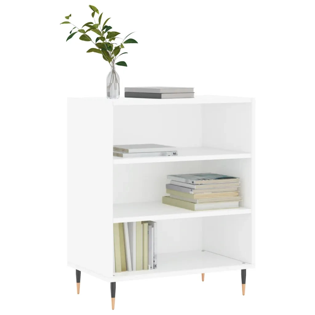Credenza-Buffet-Armadio da cucina Bianca 57x35x70 cm in Legno Multistrato 514316