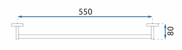 Portasciugamano Da Bagno Black 332917