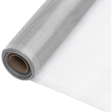 RETE PER ZANZARIERA IN ALLUMINIO 63 H. 80 cm - rotolo 30 mt - 30 metrilineari