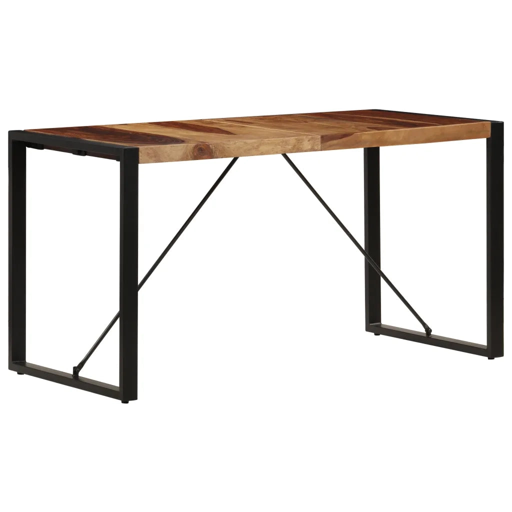 Tavolo da Pranzo 140x70x75 cm in Legno Massello di Acacia 247422