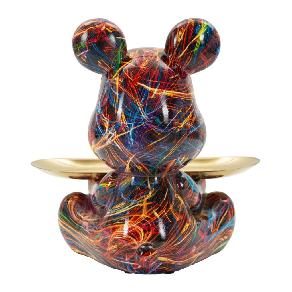 Scultura Orsetto 2, Multicolore, Poliresina, 17x15x22,5 cm