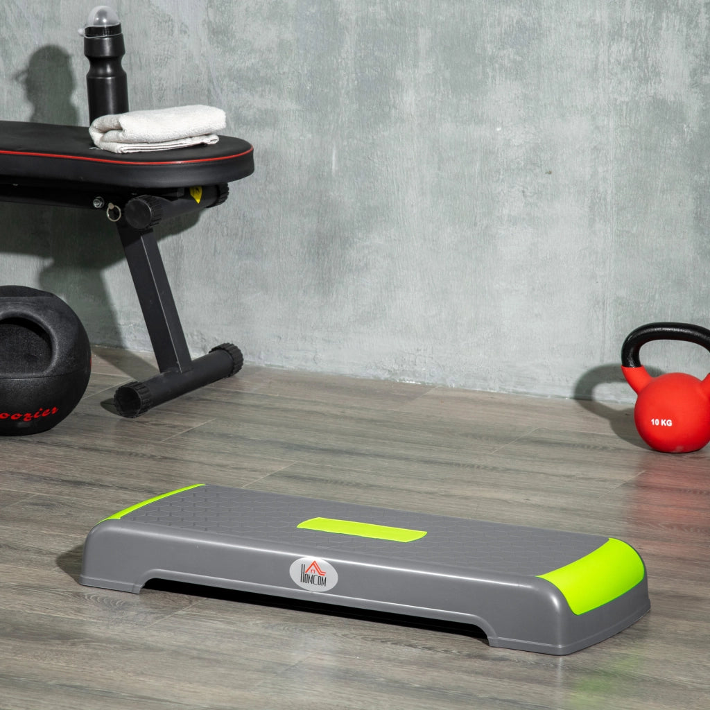 Step Fitness Regolabile ¨C zephmum ¨C Verde Grigio Plastica 10-15-20 cm