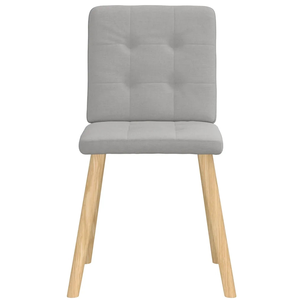 Sedie da Pranzo 6 pz Grigio Nuvola in Tessuto 3315447