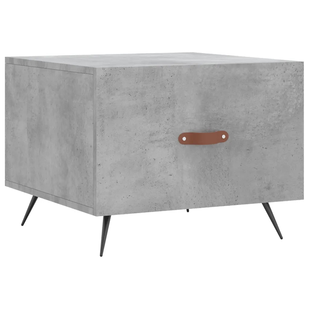 2 pz Tavolini salotto | Tavolino da caff¨¨ | Tavolino da Soggiorno Grigio Cemento 50x50x40 Legno Multistrato