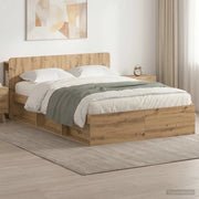 Telaio del letto con storage Rovere Artigianale 140 x 190 cm 3433375