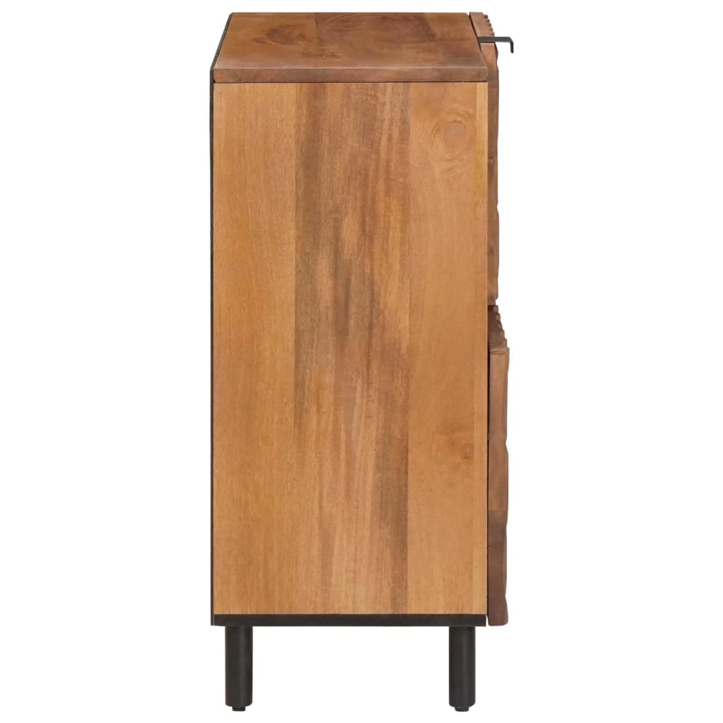 Credenza con porta Finitura Marrone Acacia 80 x 33 x 75 cm 4017927