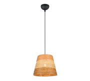 Lampada a sospensione, fibre naturali, 3 tonalità, D 25 cm, Joeline