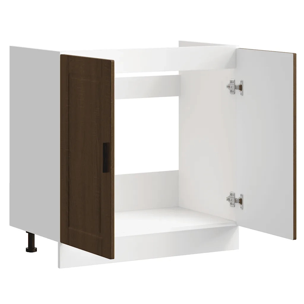 Mobile base lavello Porto Rovere Marrone 80x46x81,5 cm